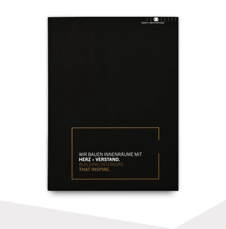 Überzeugende</br><strong>Imagebroschüre</strong>