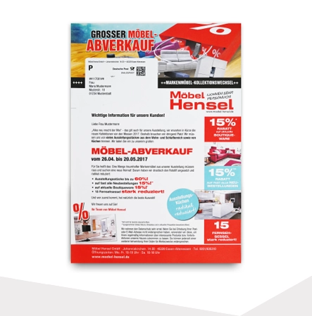 Personalisiertes </br><strong>Printmailing</strong>